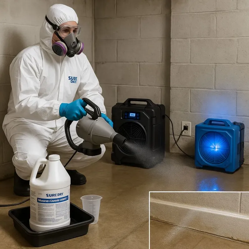 Sanitization and Odor Removal process in Tarrant County, TX